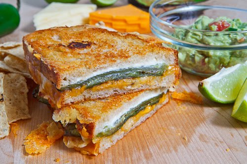 Jalapeno Popper Grilled Cheese Sandwich