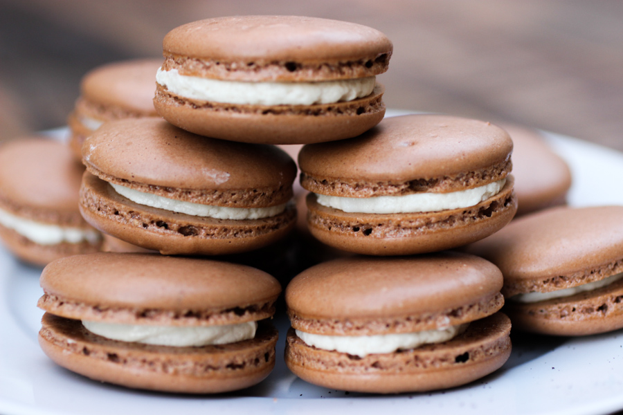 Boozy Irish Coffee Macarons