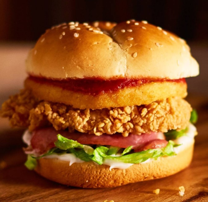 zinger mozzarella burger