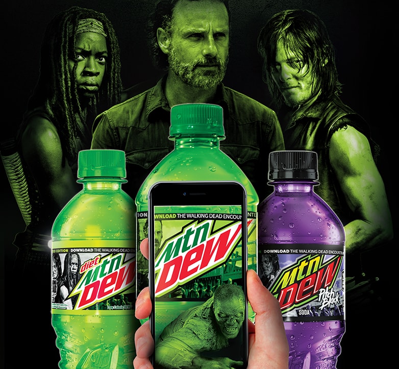 mtn dew the walking dead