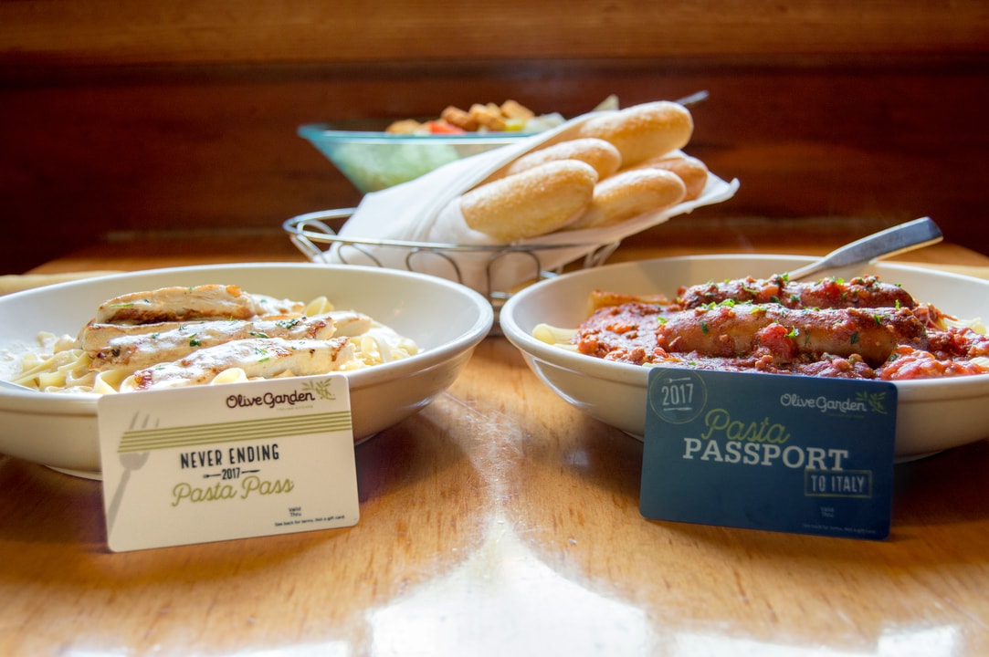 olive garden pasta passports