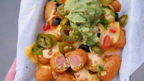 corn dog nachos