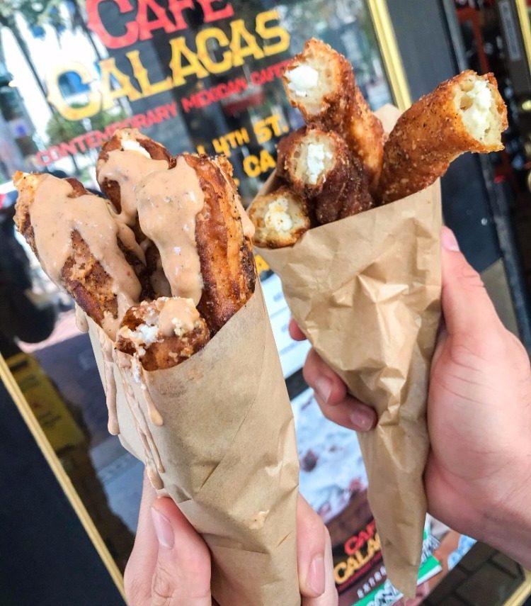 cheese stuffed churros