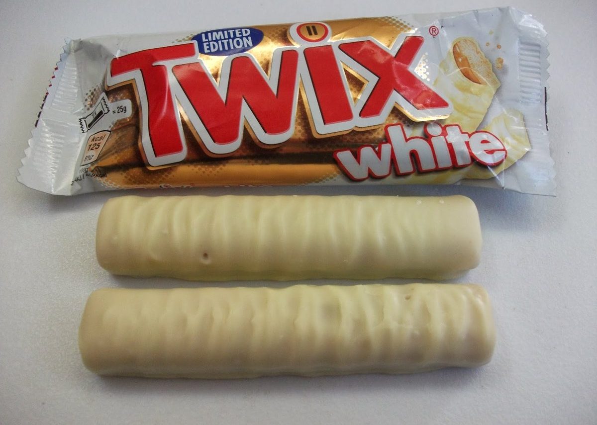 white chocolate twix