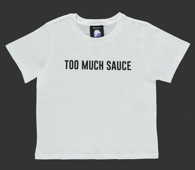 Taco Bell Too Much Sauce Graphic Tee -- 1590