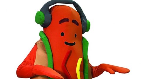 dancing hot dog costume