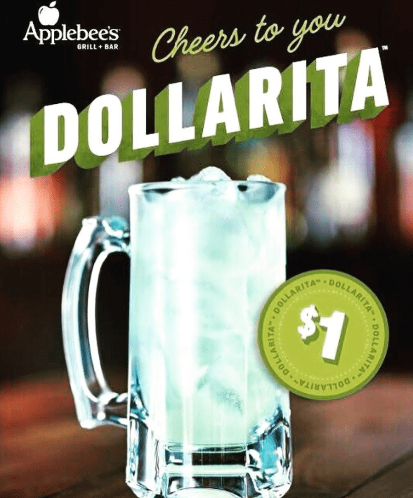 one dollar margaritas