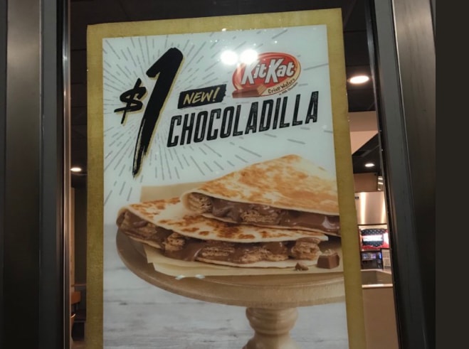 kit kat quesadillas