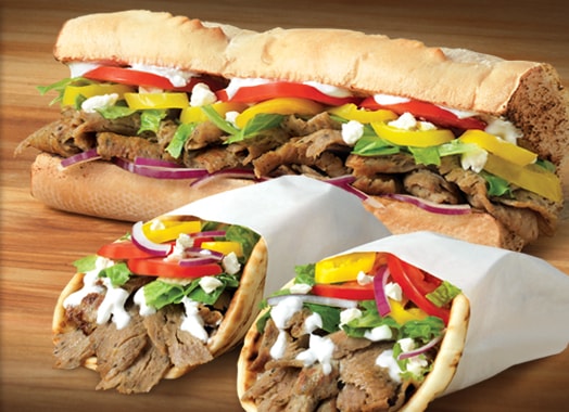 free quiznos gyros