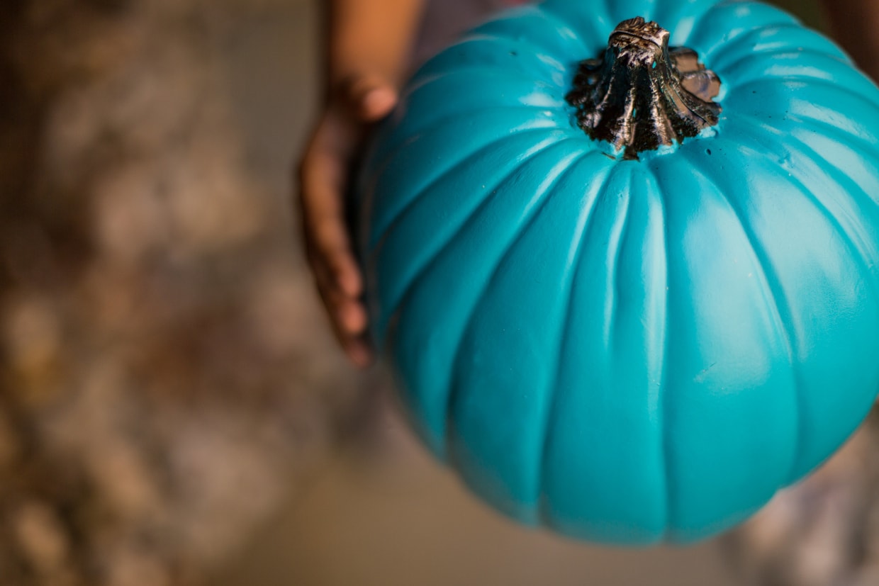 teal pumpkins