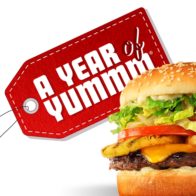 burgers for a whole year