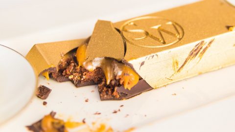 $100 Gold Chocolate Bar