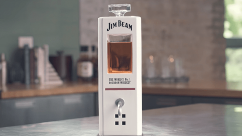 smart bourbon decanter