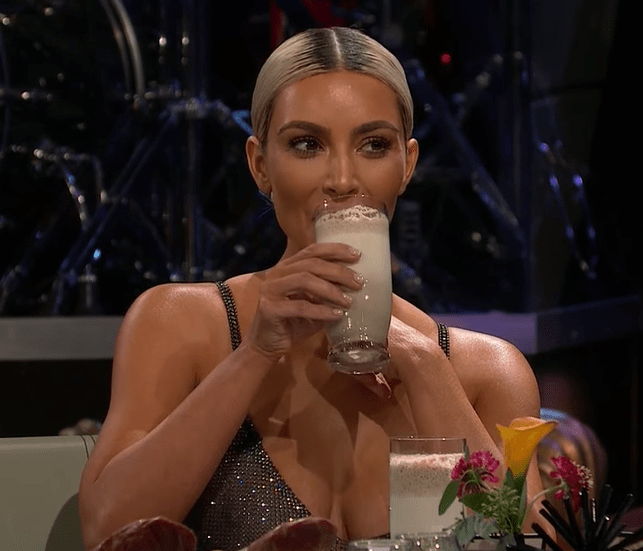 kim kardashian drinks sardine smoothie