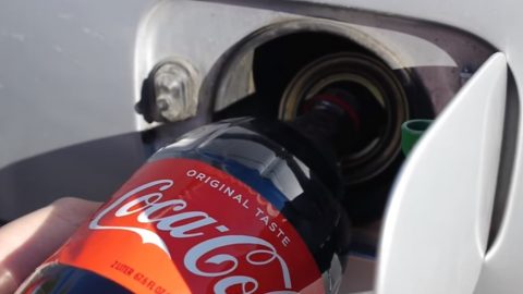 coca-cola car fuel experiment