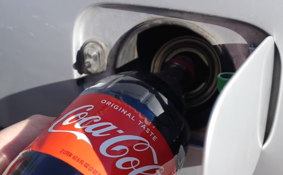 coca-cola car fuel experiment