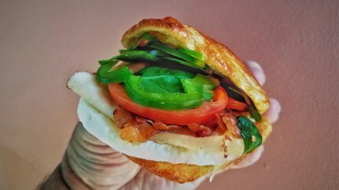 breakfast croissant sandwiches