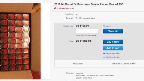 szechuan sauce black market