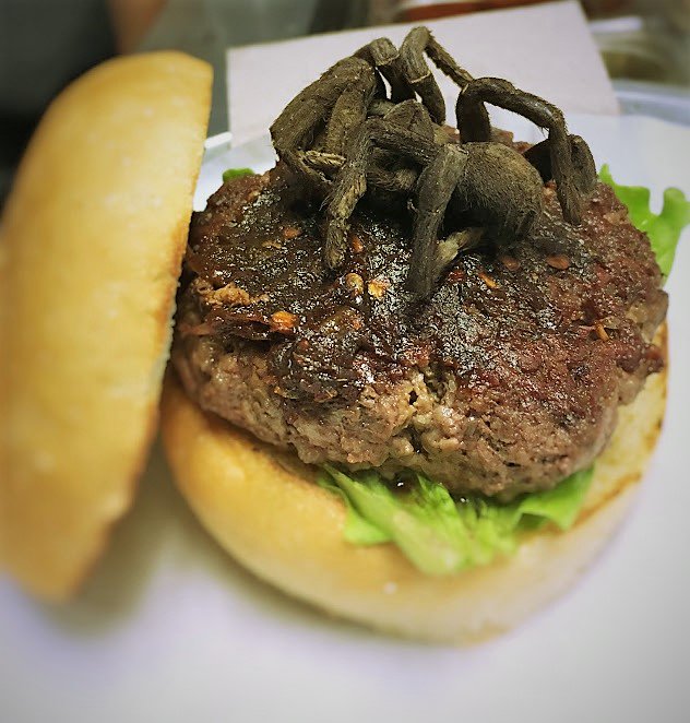 tarantula burger challenge