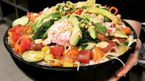 10-pound poke bowl