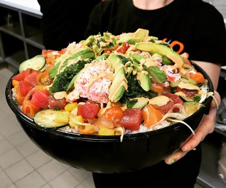 10-pound poke bowl