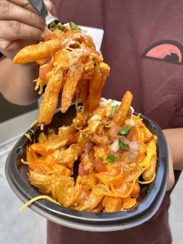 buffalo chicken nacho fries