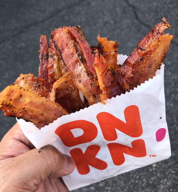 dunkin' snackin' bacon