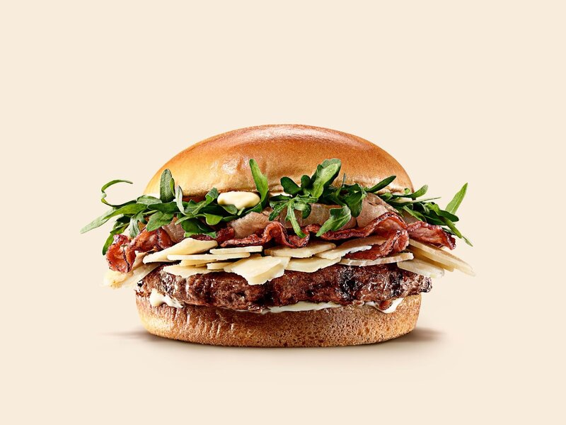 Burger King Parmigiano Reggiano Burger