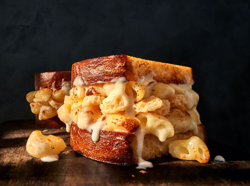 panera grilled mac & cheese sandwich