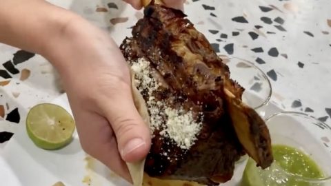 Whole Rib Taco El Barrio Cantina