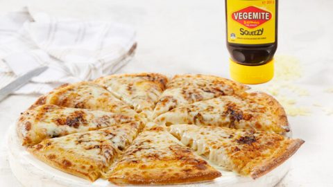 Domino's Cheesy Vegemite Pizza