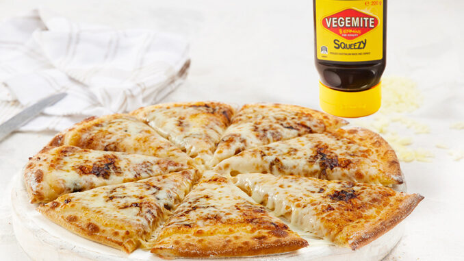 Domino's Cheesy Vegemite Pizza