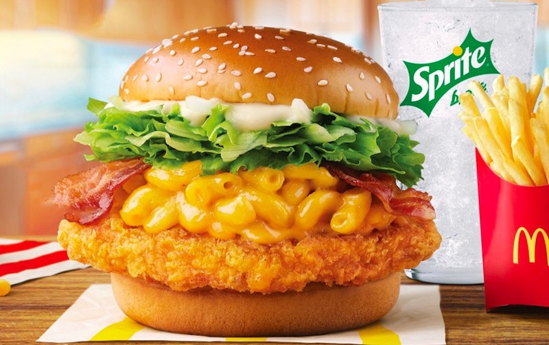 McDonald's Spicy Mac and Cheese Burger