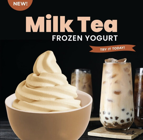 Yogurtland Milk Tea Frozen Yogurt