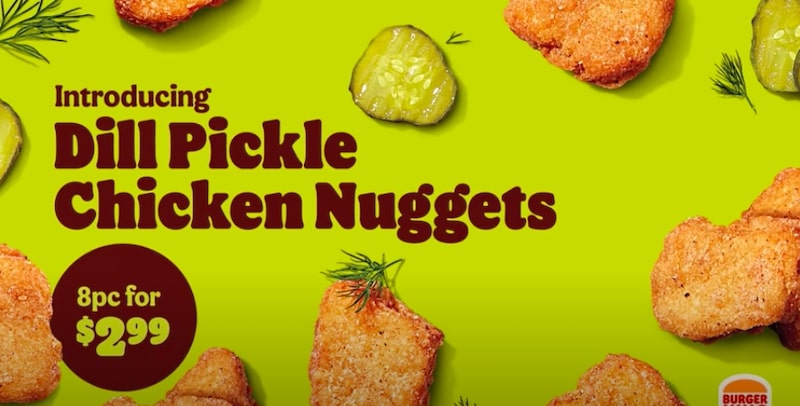 Burger King Dill Pickle Nuggets