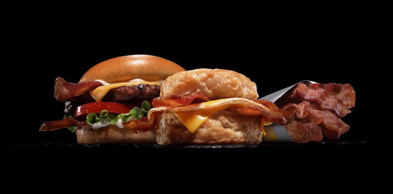 Carl's Jr. Hardee's Candied Bacon Lineup