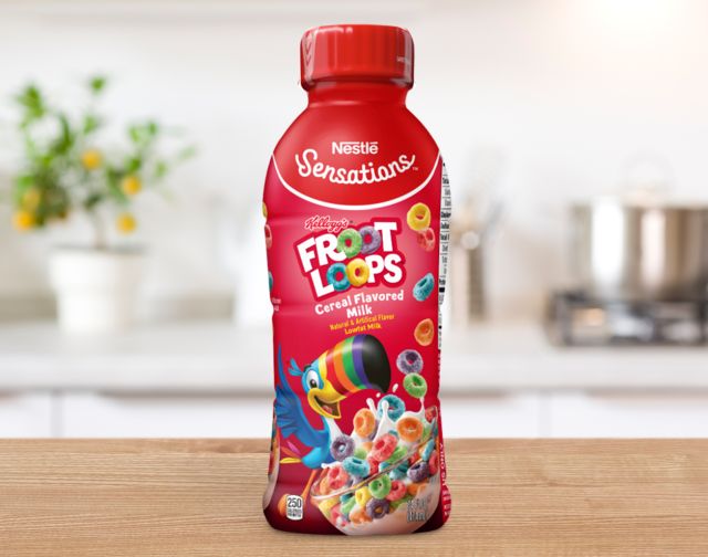 Froot Loops Nestle Sensations Cereal Flavored Milk