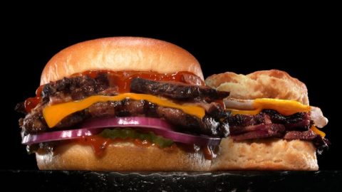 Hardee's Smoked Brisket lineup