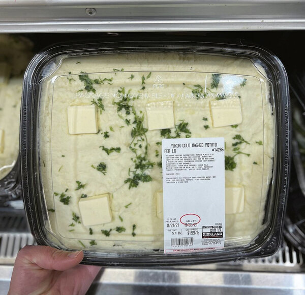 Costco Mashed Potatoes