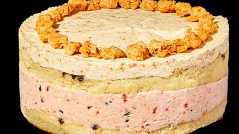 Milk Bar Candy Cane Cornflake Ice Cream Cake