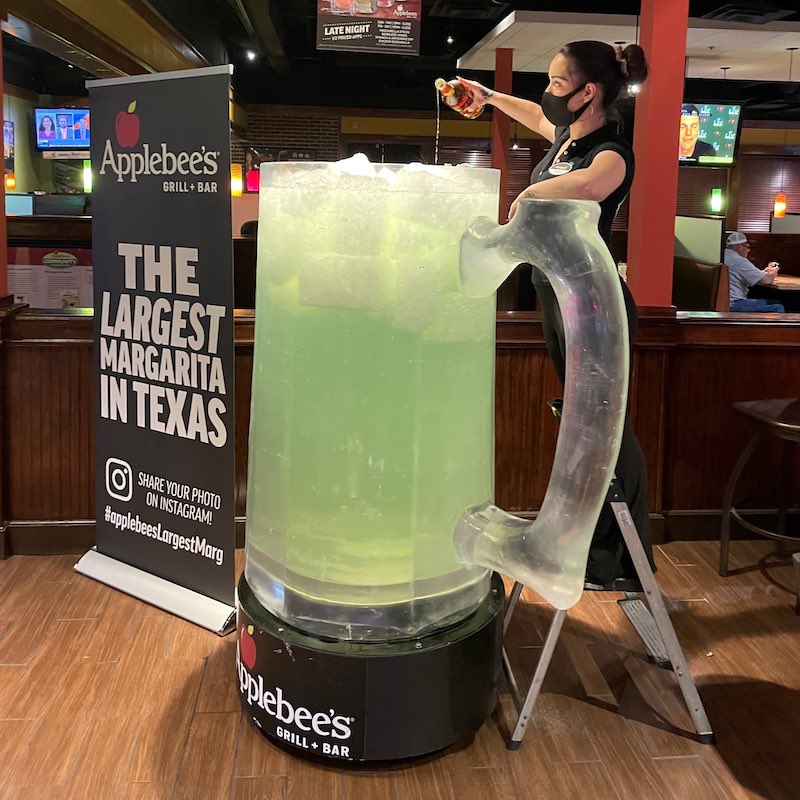 The Largest Margarita In Texas, Applebee's