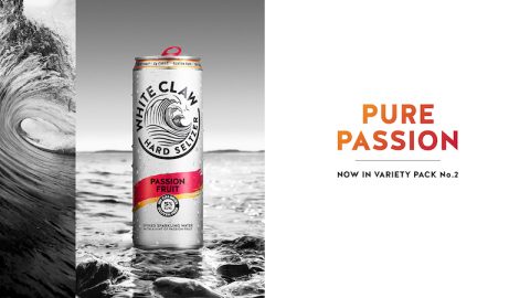 white claw passion fruit